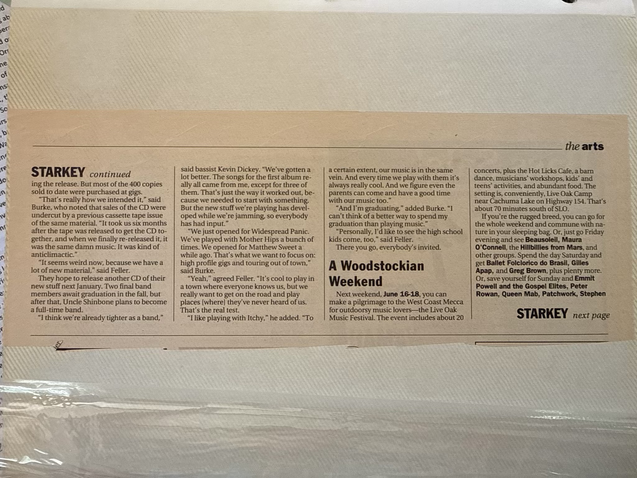 Mustaing Daily - article - Uncle Shinbone archive media
