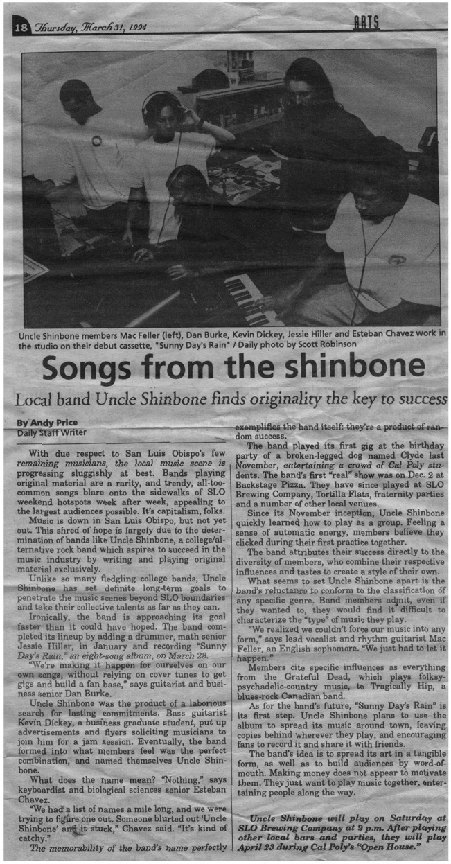Mustang Daily: Sunny Day's Rain - Uncle Shinbone archive media