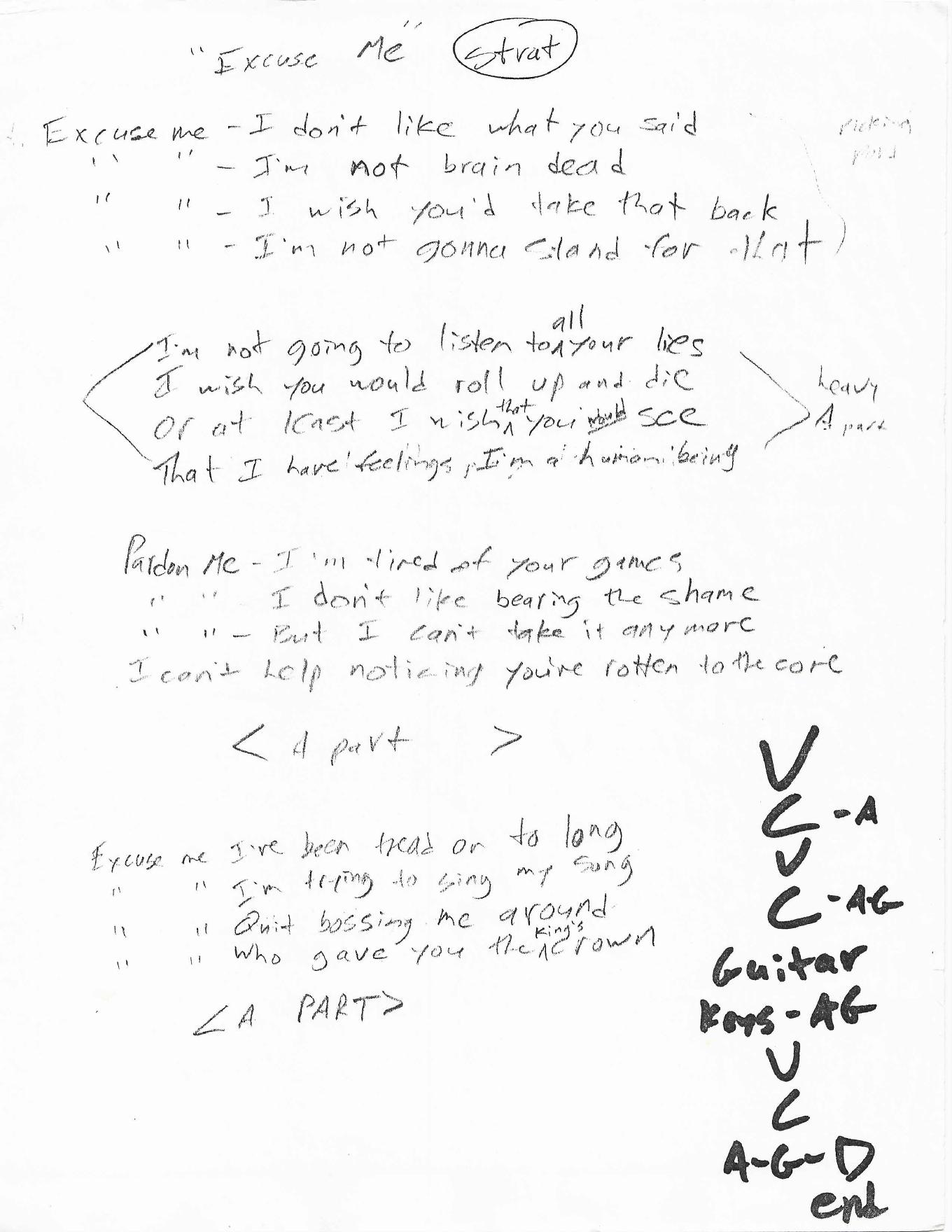Excuse Me - Uncle Shinbone archive media