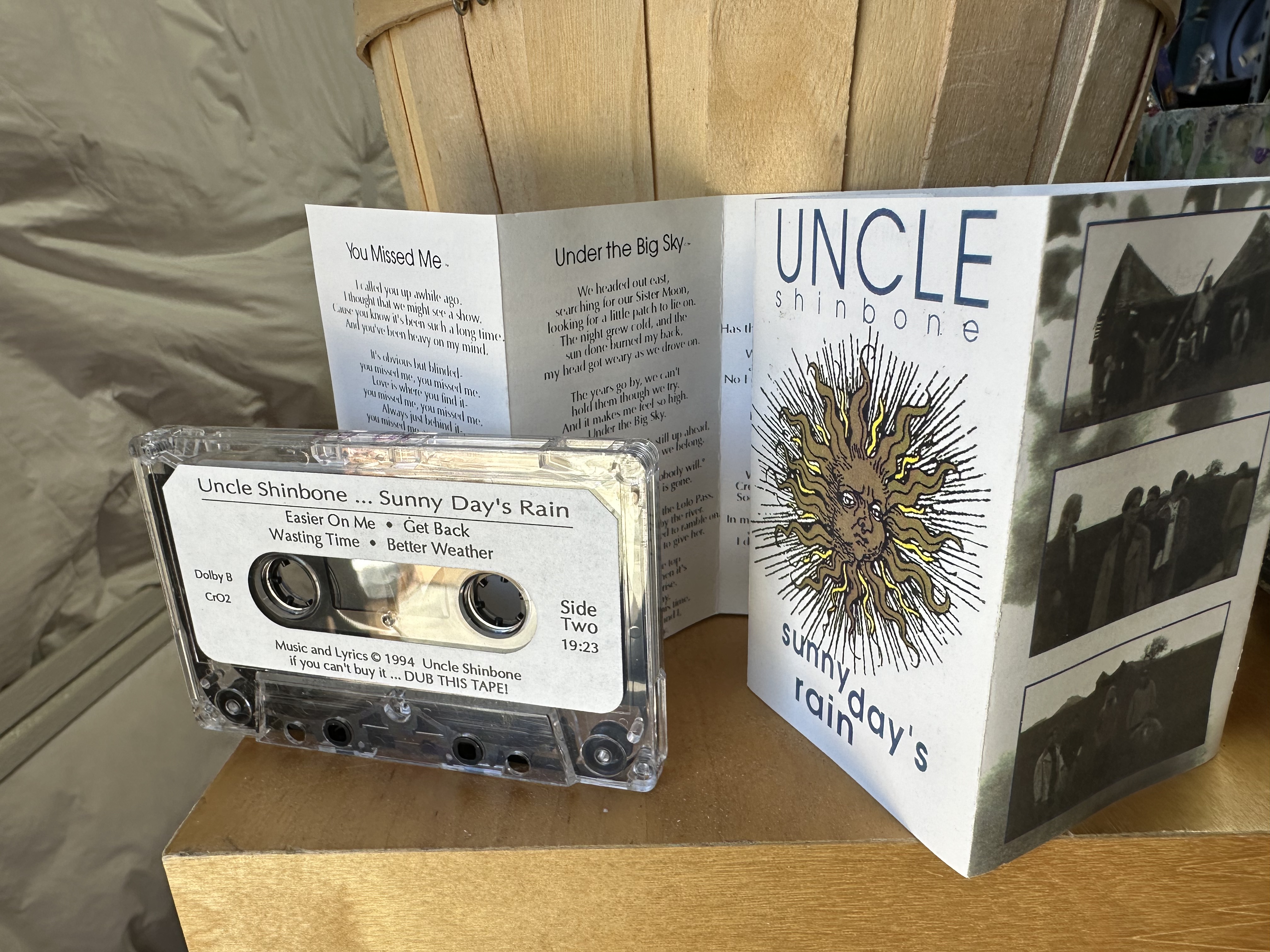 Uncle Shinbone - Sunny Day's Rain - Uncle Shinbone archive media